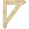 Ekena Millwork Traditional Arts and Crafts Rough Sawn Bracket w/ Offset Brace, Douglas Fir, 8"W x 34"D x 42"H BKT0806X34X42TRA03RDF - alternate 4